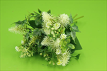 Uk kytice s bodláky 35cm krémová - velkoobchod, dovoz květin, řezané květiny Brno