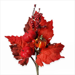 Zápich podzim červená 25cm - velkoobchod, dovoz květin, řezané květiny Brno