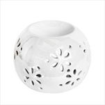 Aromalampa porcelán 10,5x8,2cm bílá - velkoobchod, dovoz květin, řezané květiny Brno