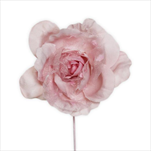Růže zápich textil 14cm růžová - velkoobchod, dovoz květin, řezané květiny Brno