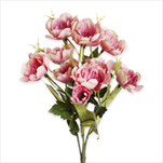 Kytice pvc 32cm růžová - velkoobchod, dovoz květin, řezané květiny Brno