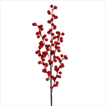 Bobule větev 62cm červená - velkoobchod, dovoz květin, řezané květiny Brno