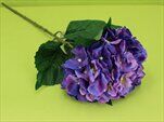 Hortenzie umělá V80cm fialová - velkoobchod, dovoz květin, řezané květiny Brno