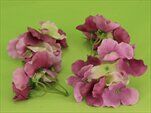 Hortenzie květ textil S/12 fialová - velkoobchod, dovoz květin, řezané květiny Brno