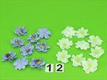 Květiny přízdoba textil 9ks/pr.4,5cm - velkoobchod, dovoz květin, řezané květiny Brno