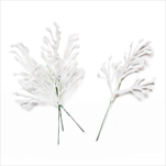 Větvička přízdoba pvc 4ks/13cm bílá - velkoobchod, dovoz květin, řezané květiny Brno