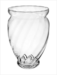 Váza sklo 35/24cm - velkoobchod, dovoz květin, řezané květiny Brno
