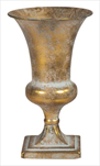 Váza Romantic Old gold 16,5x29cm - velkoobchod, dovoz květin, řezané květiny Brno