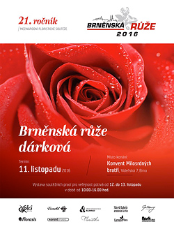 Plakát Brněnská růže 2016