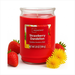 Svíčka vonná 566 g Strawberry Dandelion - velkoobchod, dovoz květin, řezané květiny Brno