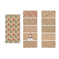 Obálka dopisní DL 90g vánoční mix - velkoobchod, dovoz květin, řezané květiny Brno