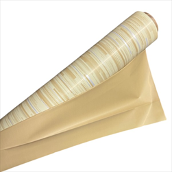 Role fólie duo mat Wood 0,79 x 25 m béžová - velkoobchod, dovoz květin, řezané květiny Brno