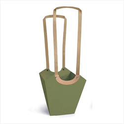 OB Taška Aqua medium 19/11 x 11 cm kaki - velkoobchod, dovoz květin, řezané květiny Brno