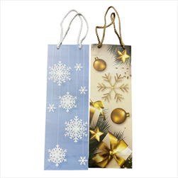 Taška vánoční 12x7,8x36cm mix - velkoobchod, dovoz květin, řezané květiny Brno