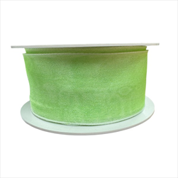 Stuha šifon ombré 40 mm/25 m zelená - velkoobchod, dovoz květin, řezané květiny Brno