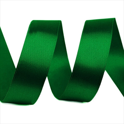 Stuha satén 25 MM/25 M tmavě zelená - velkoobchod, dovoz květin, řezané květiny Brno