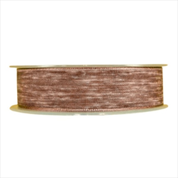 Stuha žíhaná 25 mm/20 m hnědá - velkoobchod, dovoz květin, řezané květiny Brno