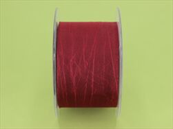 Stuha Crash 50 mm/20 m bordó - velkoobchod, dovoz květin, řezané květiny Brno