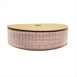 Stuha Lore tvíd 25 mm/15 m pudrová - velkoobchod, dovoz květin, řezané květiny Brno