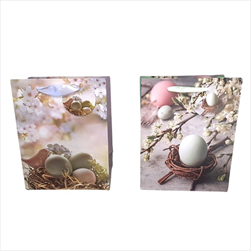 Taška velikonoční motiv 23 x 18 cm - velkoobchod, dovoz květin, řezané květiny Brno