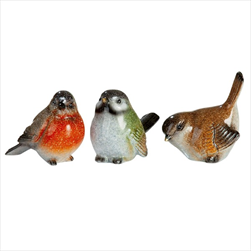 Ptáček figurka 6 x 10 x 8,5 cm mix - velkoobchod, dovoz květin, řezané květiny Brno