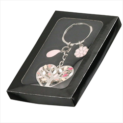 Klíčenka Srdce kovová 4 x 10 cm - velkoobchod, dovoz květin, řezané květiny Brno