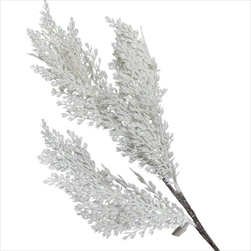 Uk Větvička glitr 58cm bílá - velkoobchod, dovoz květin, řezané květiny Brno