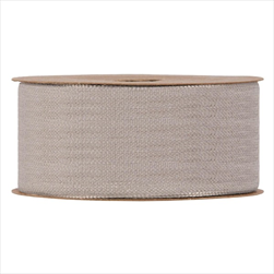 Stuha Ecovelur 40 mm/20 m šedá - velkoobchod, dovoz květin, řezané květiny Brno