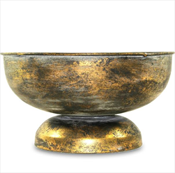 Mísa kovová 14,5x26,5x26,5cm - velkoobchod, dovoz květin, řezané květiny Brno