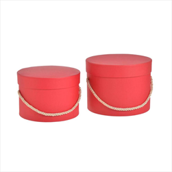 Do Flower box S/2 red 16x12/15x10,5 cm  - velkoobchod, dovoz květin, řezané květiny Brno