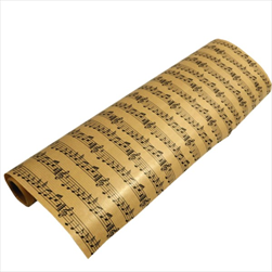 Papír role Noty 50 cm/8 m - velkoobchod, dovoz květin, řezané květiny Brno