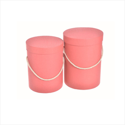 Do Flower box S/2 pink 14x20/15x22 cm - velkoobchod, dovoz květin, řezané květiny Brno