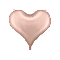 Balónek foliový srdce rosegold 75 x 64,5 cm - velkoobchod, dovoz květin, řezané květiny Brno