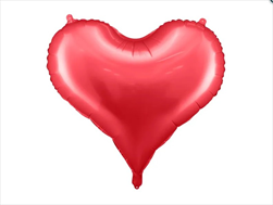 Balónek foliový srdce červené 75 x 64,5 cm - velkoobchod, dovoz květin, řezané květiny Brno