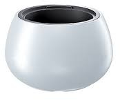 Plast květináč Heos 37cm bílý - velkoobchod, dovoz květin, řezané květiny Brno