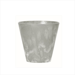 Plast květináč TUBUS BETON EFFECT 25cm - velkoobchod, dovoz květin, řezané květiny Brno