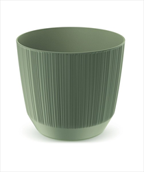 Plast květináč Ryfo 12,6cm zemitě zelený - velkoobchod, dovoz květin, řezané květiny Brno