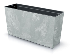 Plast truhlík Urbi Case Beton effect 77cm beton - velkoobchod, dovoz květin, řezané květiny Brno