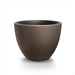 Plast květináč Heos s vkladem 46,9 cm káva - velkoobchod, dovoz květin, řezané květiny Brno