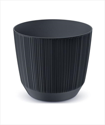 Plast květináč Ryfo 8,8cm antracit - velkoobchod, dovoz květin, řezané květiny Brno