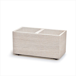 Plast květináč Madera square 57,7cm eco bílá - velkoobchod, dovoz květin, řezané květiny Brno