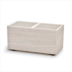 Plast květináč Madera square 77cm eco bílá - velkoobchod, dovoz květin, řezané květiny Brno