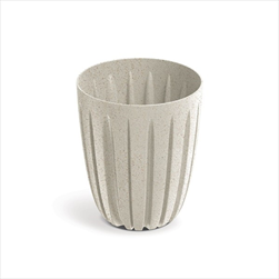 Plast květináč Wario eco wood 16,3 cm bílý - velkoobchod, dovoz květin, řezané květiny Brno