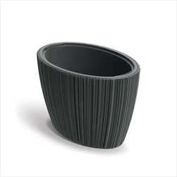 Květináč Oro 59,5 cm tmavě šedý - velkoobchod, dovoz květin, řezané květiny Brno