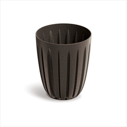 Plast květináč Wario eco wood 13,7 cm káva - velkoobchod, dovoz květin, řezané květiny Brno