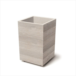 Plast květináč Madera square 38,5cm eco bílá - velkoobchod, dovoz květin, řezané květiny Brno