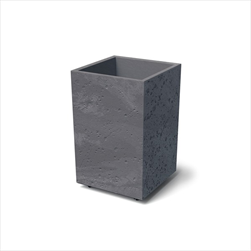 Plast květináč Sierra Square high 38,5 cm marengo - velkoobchod, dovoz květin, řezané květiny Brno