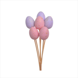 Vajíčko zápich 4 cm/20 cm 6 ks - velkoobchod, dovoz květin, řezané květiny Brno