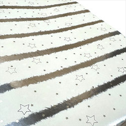 Ob papír arch 0,7x1m hvězdičky stříbrný - velkoobchod, dovoz květin, řezané květiny Brno