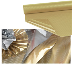 Ob papír Dots 35my 0,8x40m zlatá - velkoobchod, dovoz květin, řezané květiny Brno